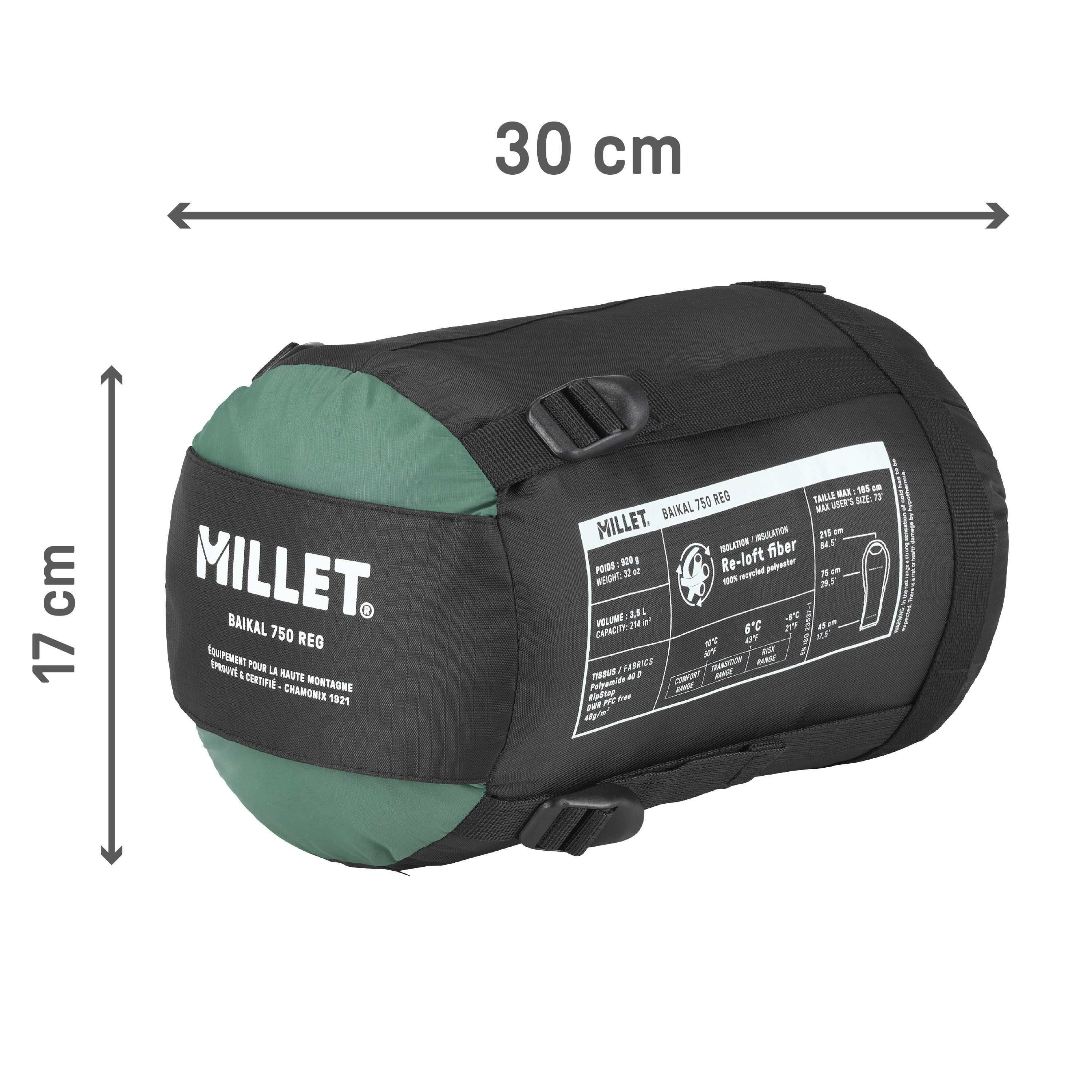 対応身長上限185cm】バイカル750 | Millet(ミレー)公式通販