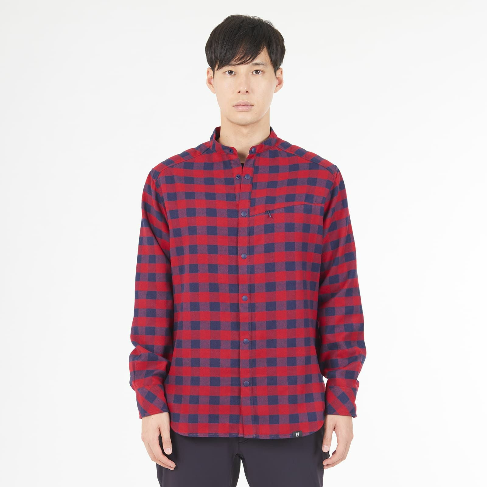 サーモ チェック スタンド シャツ ロングスリーブ | Millet(ミレー
