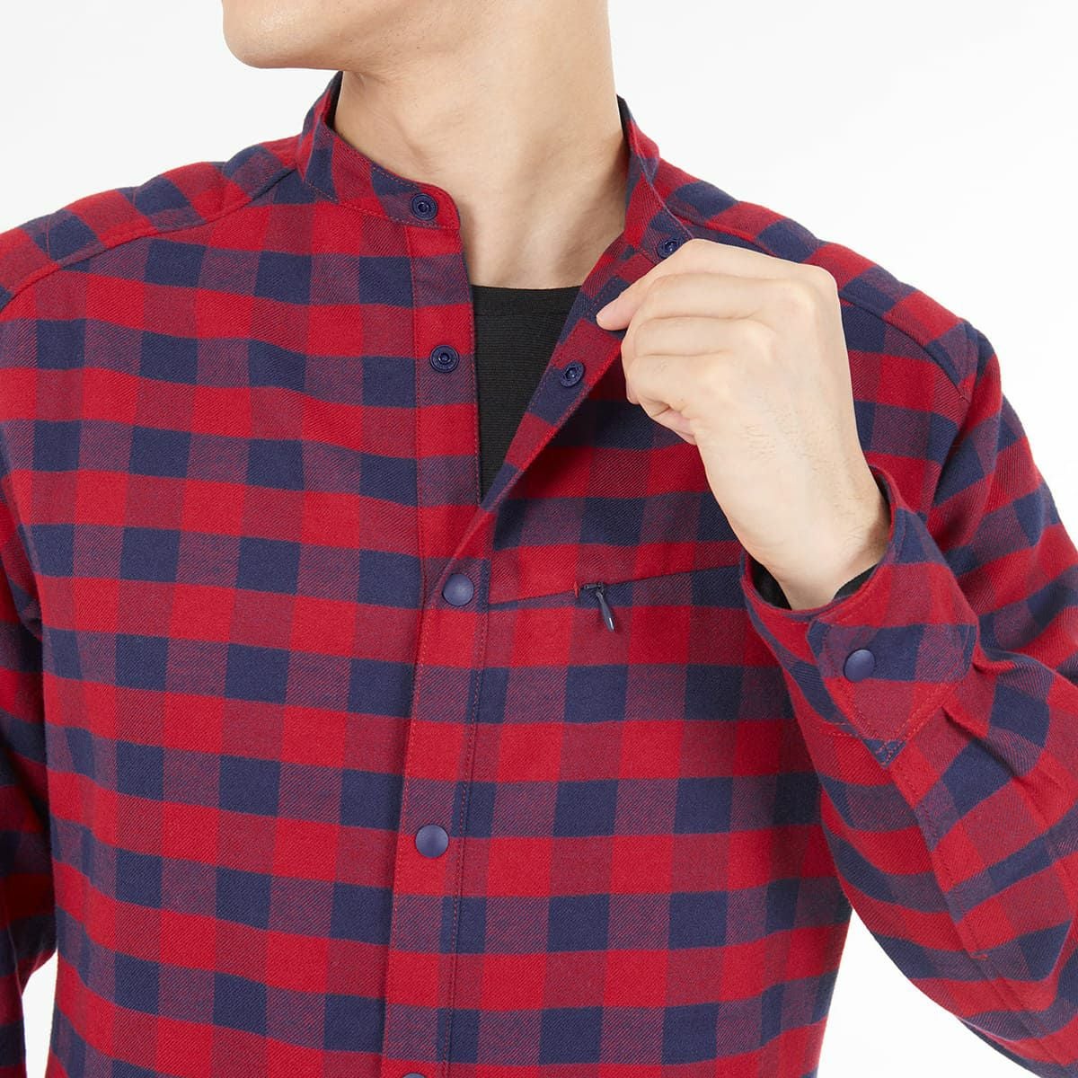 サーモ チェック スタンド シャツ ロングスリーブ | Millet(ミレー