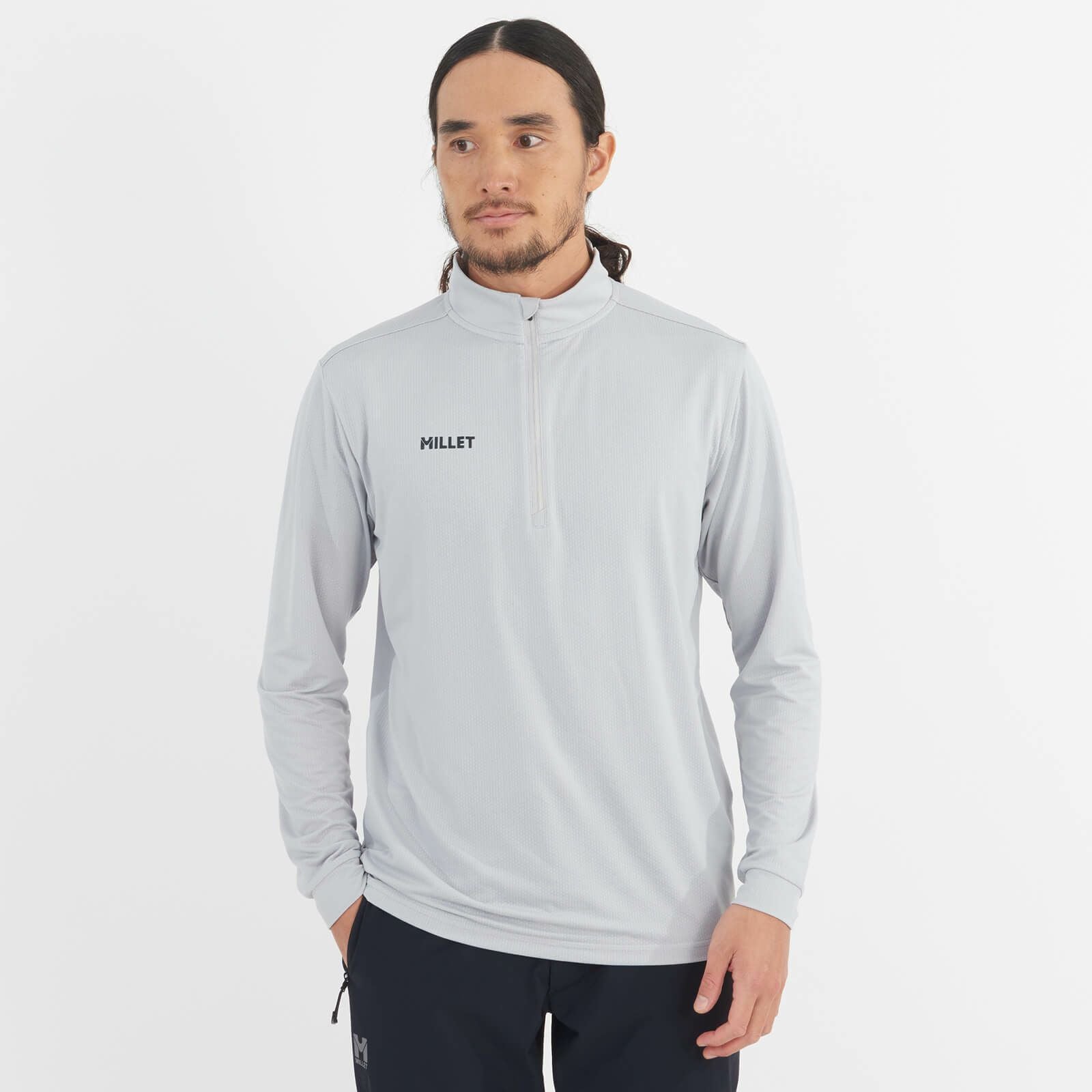 インセクト バリヤー ハーフジップ ロングスリーブ | Millet(ミレー