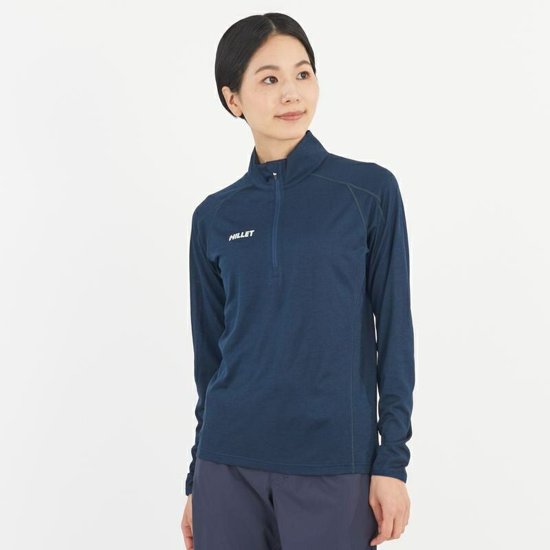 ウィメンズ】ウビック ウール ジップ ロングスリーブ | Millet(ミレー