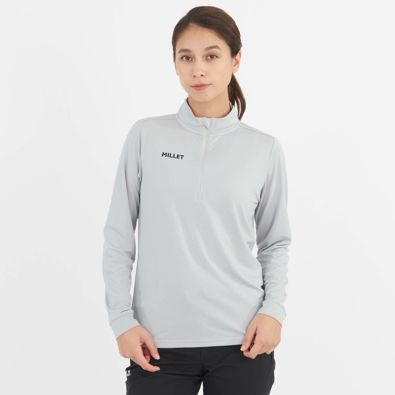 ウィメンズ】インセクト バリヤー ハーフジップ ロングスリーブ