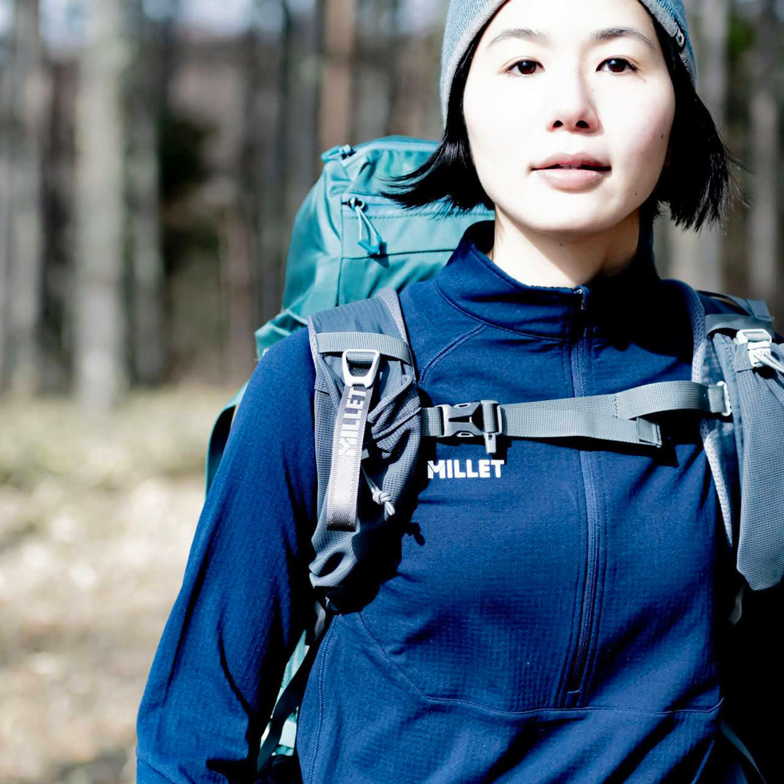 ウィメンズ】ドライ グリッド ハーフジップ | Millet(ミレー)公式通販