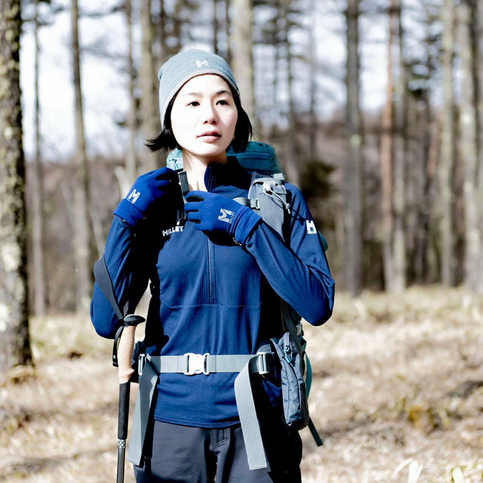 ウィメンズ】ドライ グリッド ハーフジップ | Millet(ミレー)公式通販