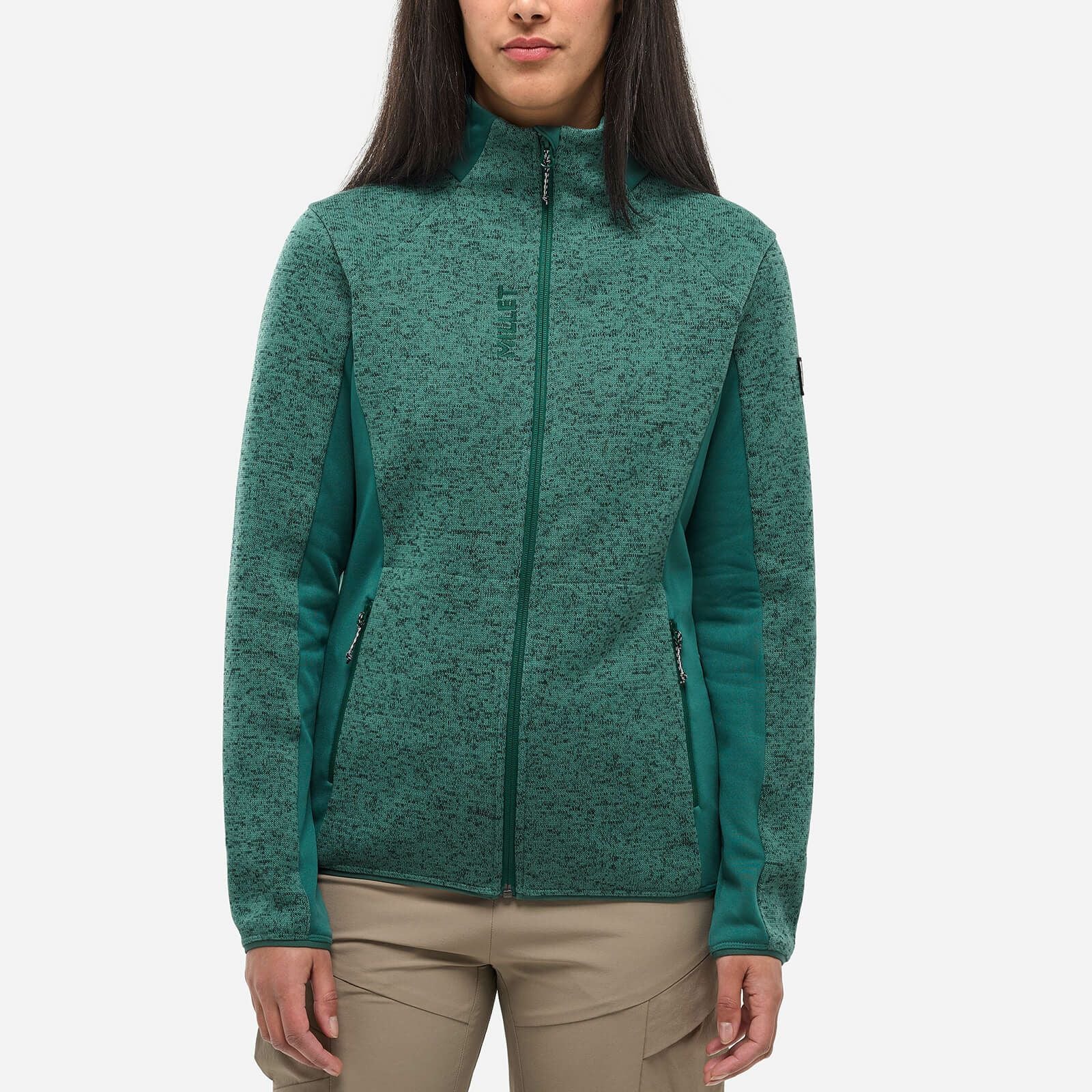 MILLET レディース　Lサイズ　ダークグリーン ウィメンズ】シャモニー ニット ジャケット | Millet(ミレー)公式通販