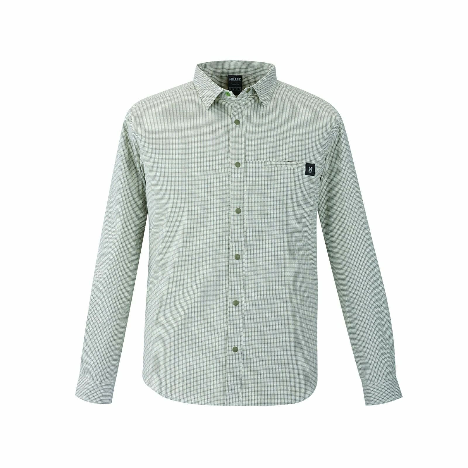 ウィメンズ】インセクト バリヤー チェック スタンドシャツ ロング