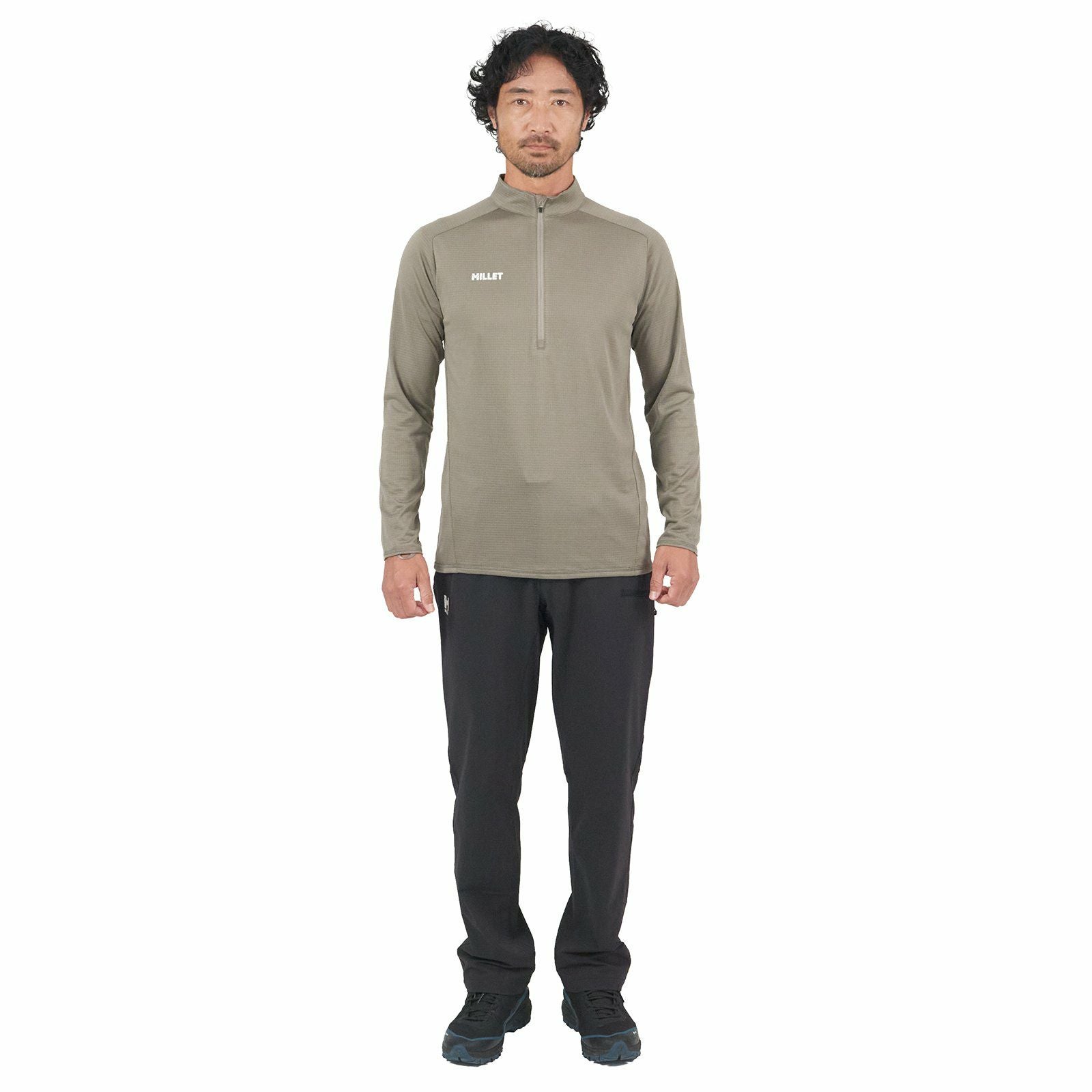 ドライグリッド ライト ハーフジップ ロングスリーブ | Millet(ミレー